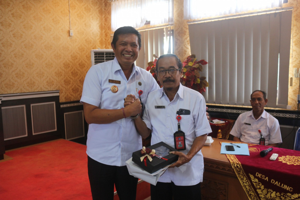Pesan dan Kesan Purna Tugas Ka.Si Pemerintahan Desa Dalung Drs. IGN Ketut Sudiastawa
